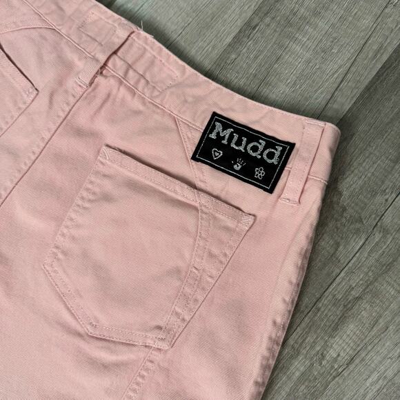 Vintage Mudd Light Pink Denim Jean Shorts Mid Rise Size 5 - Picture 5 of 7